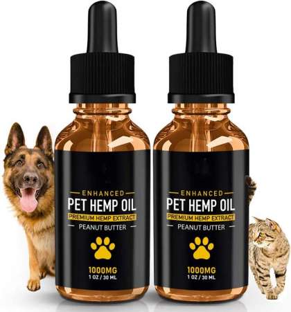 Customized wholesale organic natural pets Hemp Extract CBD Oil for dogs